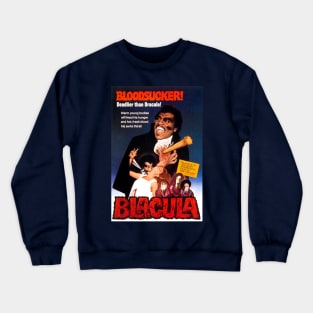 Classic Horror Movie Poster - Blacula Crewneck Sweatshirt